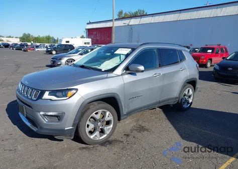 2018 Jeep Compass Limited Fwd z USA, uszkodzony, nr VIN 3C4NJCCB8JT406260